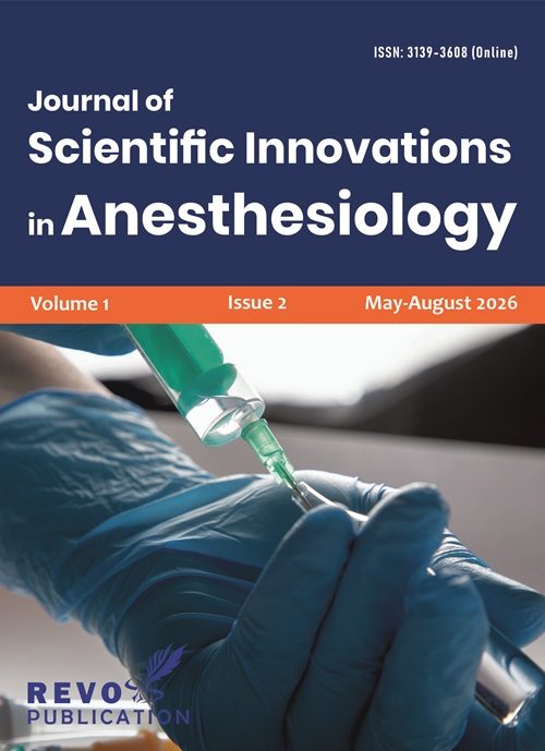 Cover of Journal of Scientific Innovations in Anesthesiology